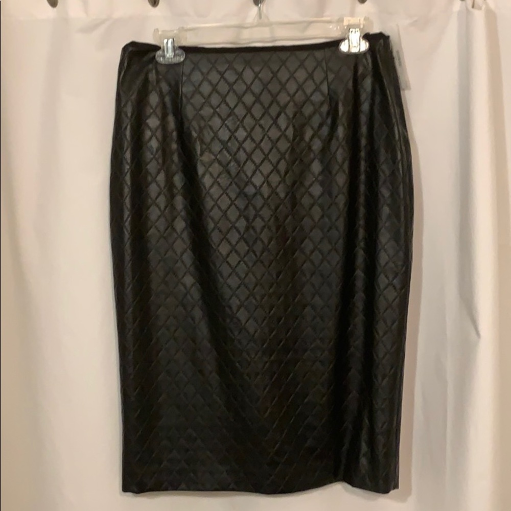 Black pencil skirt